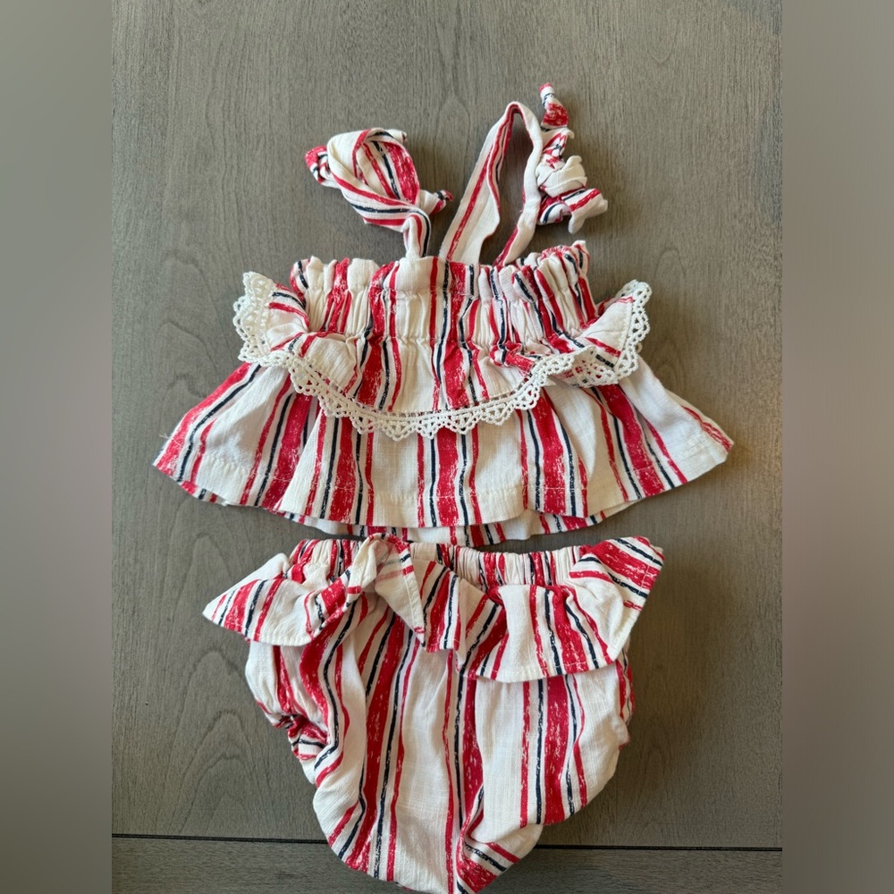 Jessica Simpson matching set 3-6m